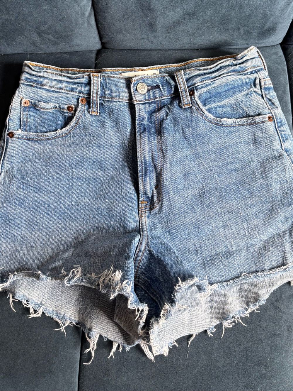 Abercrombie & Fitch High Rise 90’s Relaxed Cutoff Short Size 29/8